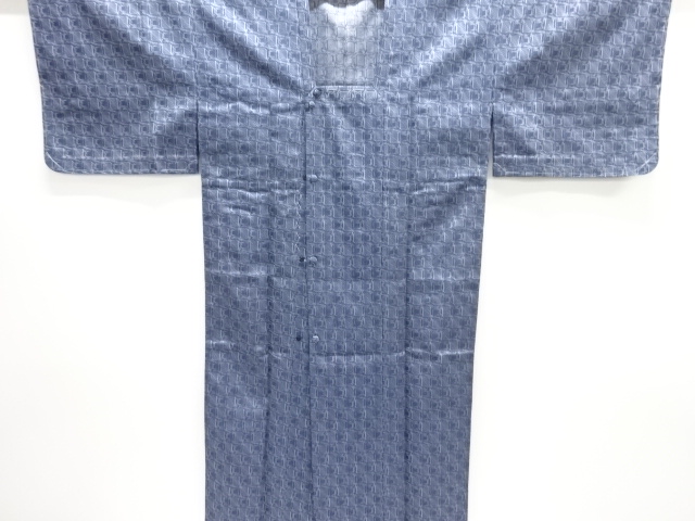 未使用品　幾何学模様織出し雨コート